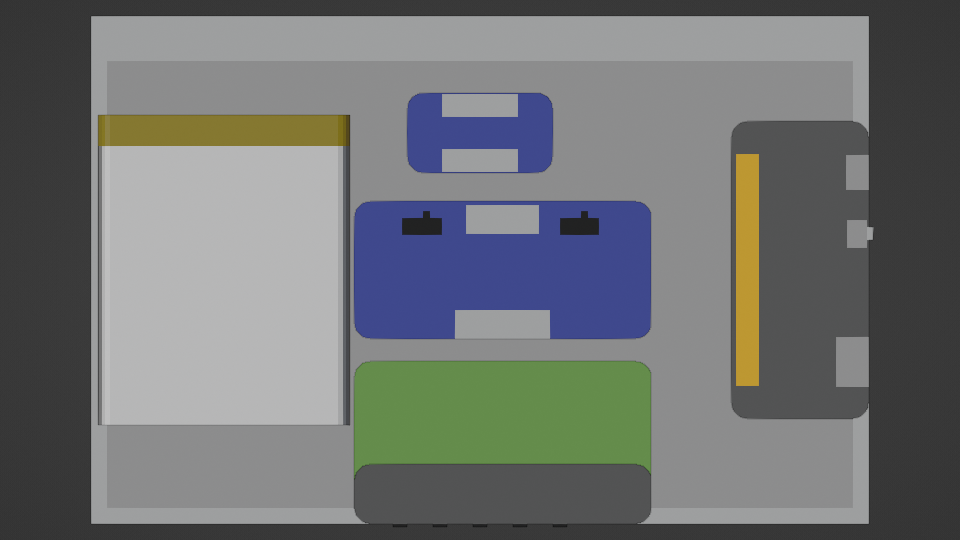 3D parts one after another